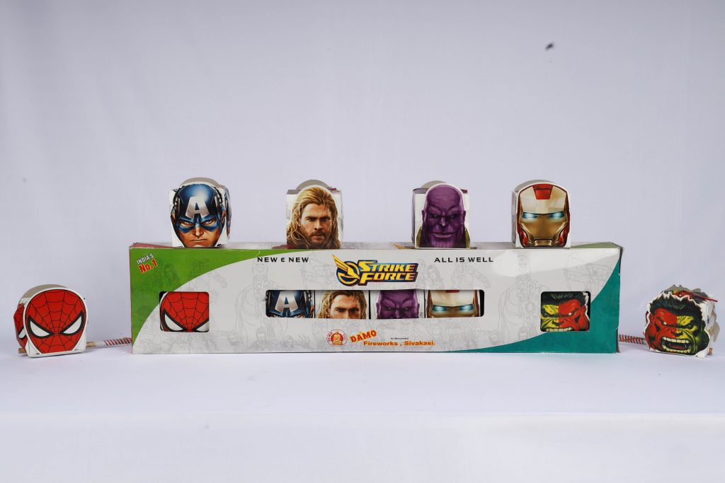 Strike Force (5pcs) colour with paperbomb