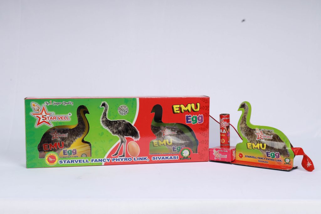 Emu Egg (2pcs) fountain with balloon