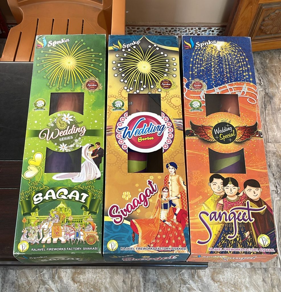 Svaagat/Haldi/Mehndi/Sangeet/Sagai/Shaadi (2pcs)